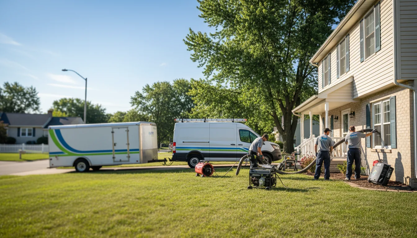 Flooded Basement Restoration And Cleanup With Repair in Akron, MI near me